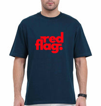 Load image into Gallery viewer, Red Flag Oversized T-Shirt for Men

