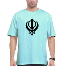 Load image into Gallery viewer, sikh Oversized T-Shirt for Men-Mint-Ektarfa.online
