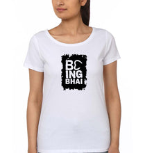 Load image into Gallery viewer, Being Bhai T-Shirt for Women-White-Ektarfa.online
