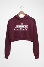 Load image into Gallery viewer, smackdown Crop HOODIE FOR WOMEN-Maroon-Ektarfa.online
