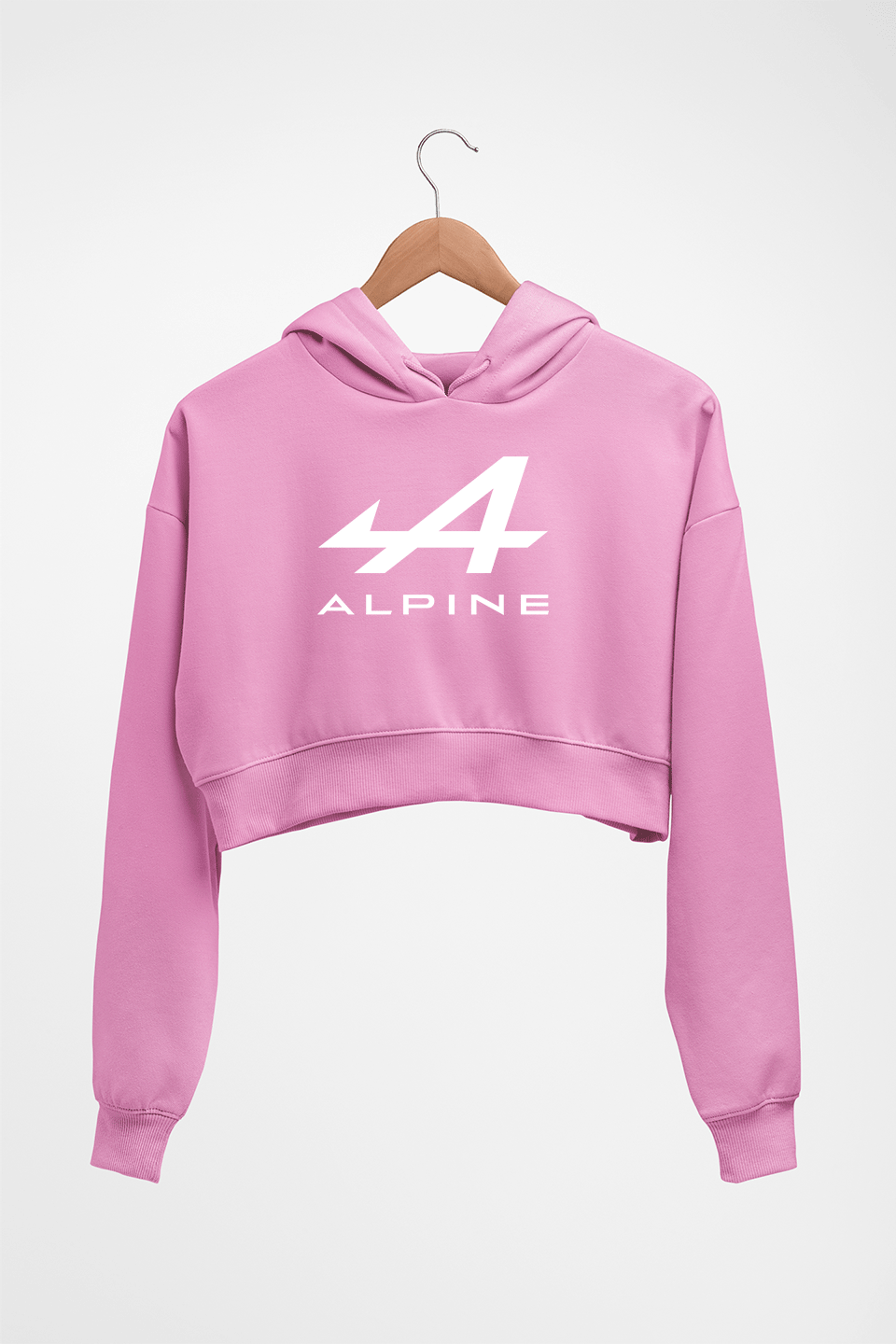 Alpine Crop HOODIE FOR WOMEN-Light Baby Pink-Ektarfa.online