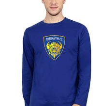 Load image into Gallery viewer, chennaiyin FC Full Sleeves T-Shirt for Men-royal blue-Ektarfa.online
