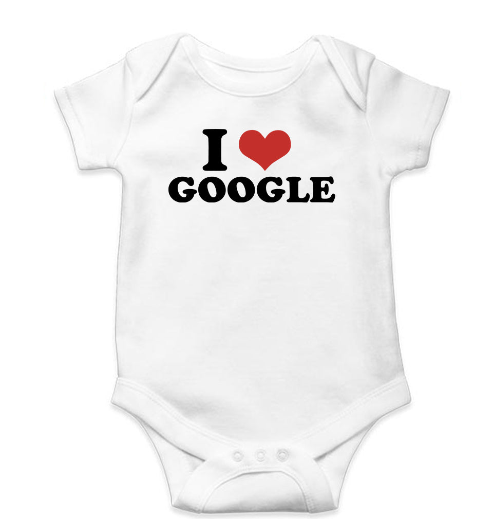 I LOVE GOOGLE Romper For Baby Boy/Girl-White-Ektarfa.online