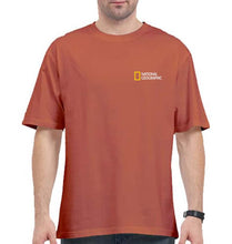 Load image into Gallery viewer, National Geographic Oversized T-Shirt for Men-Coral-Ektarfa.online
