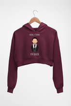Load image into Gallery viewer, John Wick Crop HOODIE FOR WOMEN-Maroon-Ektarfa.online
