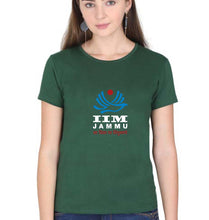 Load image into Gallery viewer, IIM Jammu T-Shirt for Women-Dark Green-Ektarfa.online
