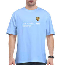 Load image into Gallery viewer, Porsche Oversized T-Shirt for Men-Baby Blue-Ektarfa.online
