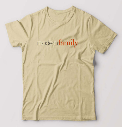 modern family T-Shirt for Men-Beige-Ektarfa.online