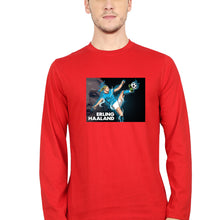 Load image into Gallery viewer, erling haaland Full Sleeves T-Shirt for Men-red-Ektarfa.online
