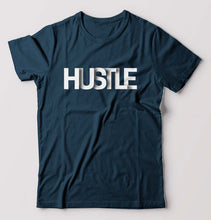Load image into Gallery viewer, hustle T-Shirt for Men-Petrol Blue-Ektarfa.online
