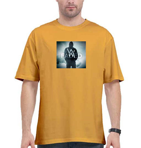 Alan Walker Oversized T-Shirt for Men-Golden Yellow-Ektarfa.online