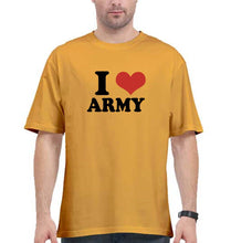 Load image into Gallery viewer, I LOVE ARMY Oversized T-Shirt for Men
