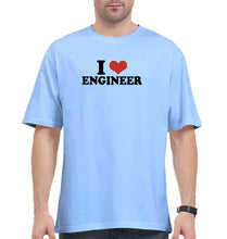 Load image into Gallery viewer, I LOVE ENGINEER Oversized T-Shirt for Men
