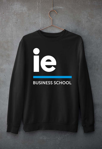 IE University Unisex Sweatshirt for Men/Women-Black-Ektarfa.online