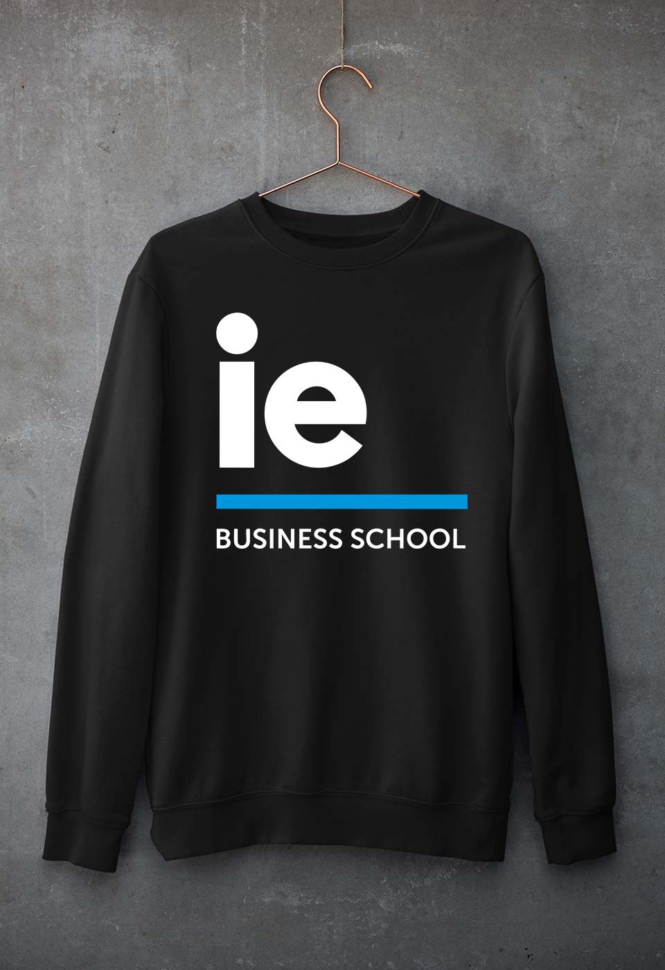IE University Unisex Sweatshirt for Men/Women-Black-Ektarfa.online