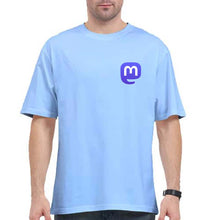 Load image into Gallery viewer, Mastodon Oversized T-Shirt for Men-Baby Blue-Ektarfa.online
