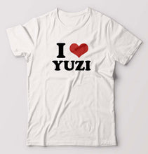 Load image into Gallery viewer, I LOVE YUZI T-Shirt for Men-White-Ektarfa.online
