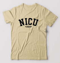 Load image into Gallery viewer, NICU crew T-Shirt for Men-Beige-Ektarfa.online
