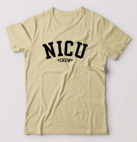 NICU crew T-Shirt for Men-Beige-Ektarfa.online