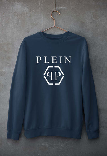 Plein Unisex Sweatshirt for Men/Women-Navy Blue-Ektarfa.online
