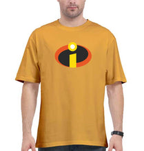 Load image into Gallery viewer, Incredibles Oversized T-Shirt for Men-Golden Yellow-Ektarfa.online
