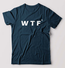 Load image into Gallery viewer, WTF T-Shirt for Men-Petrol Blue-Ektarfa.online
