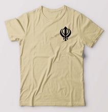 Load image into Gallery viewer, sikh T-Shirt for Men-Beige-Ektarfa.online
