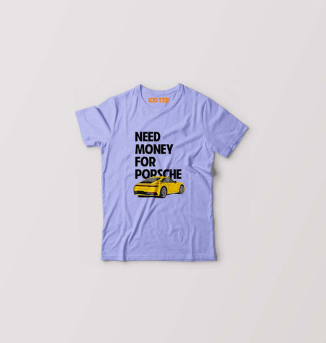 Porsche (Need Money) T-Shirt for Boy/Girl-Lavender-Ektarfa.online
