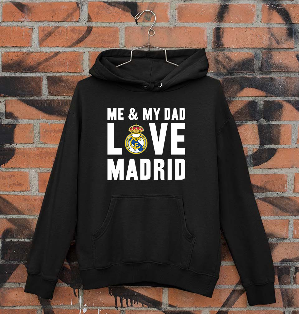 Love Real Madrid Unisex Hoodie for Men/Women-Black-Ektarfa.online