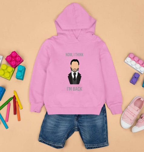 John Wick Kids Hoodie for Boy/Girl-Light Baby Pink-Ektarfa.online