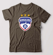 Load image into Gallery viewer, Bengaluru FC T-Shirt for Men-Olive Green-Ektarfa.online

