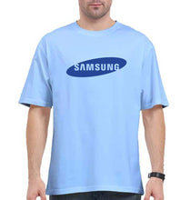 Load image into Gallery viewer, Samsung Oversized T-Shirt for Men-Baby Blue-Ektarfa.online
