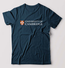 Load image into Gallery viewer, Cambridge University T-Shirt for Men-Petrol Blue-Ektarfa.online
