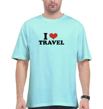 Load image into Gallery viewer, I LOVE TRAVEL Oversized T-Shirt for Men
