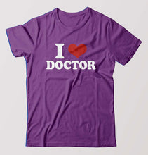 Load image into Gallery viewer, I LOVE DOCTOR T-Shirt for Men-Purple-Ektarfa.online
