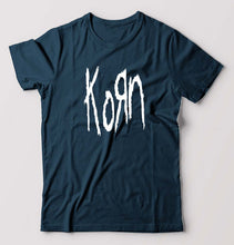 Load image into Gallery viewer, Korn T-Shirt for Men-Petrol Blue-Ektarfa.online
