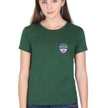 Load image into Gallery viewer, Bengaluru FC T-Shirt for Women-Dark Green-Ektarfa.online
