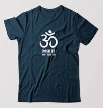 Load image into Gallery viewer, Om T-Shirt for Men-Petrol Blue-Ektarfa.online
