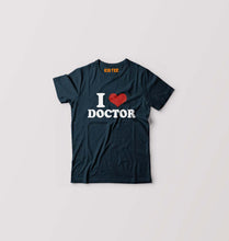Load image into Gallery viewer, I LOVE DOCTOR T-Shirt for Boy/Girl-Petrol Blue-Ektarfa.online
