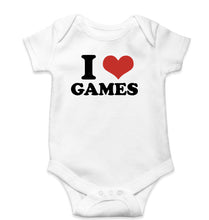 Load image into Gallery viewer, I LOVE GAMES Romper For Baby Boy/Girl-White-Ektarfa.online
