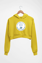 Load image into Gallery viewer, IIT Patna Crop HOODIE FOR WOMEN-Mustard Yellow-Ektarfa.online
