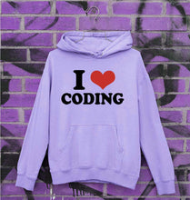 Load image into Gallery viewer, I LOVE CODING Hoodie for Men/Women

