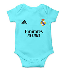 Load image into Gallery viewer, Real Madrid 2021-22 Kids Romper For Baby Boy/Girl-Sky Blue-Ektarfa.online

