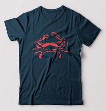 Load image into Gallery viewer, crab T-Shirt for Men-Petrol Blue-Ektarfa.online
