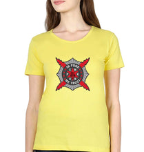 Load image into Gallery viewer, cm punk WWE T-Shirt for Women-Yellow-Ektarfa.online
