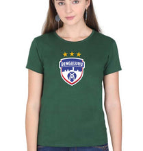 Load image into Gallery viewer, Bengaluru FC T-Shirt for Women-Dark Green-Ektarfa.online
