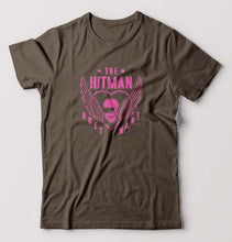 Load image into Gallery viewer, Bret Hart (Hitman) T-Shirt for Men-Olive Green-Ektarfa.online
