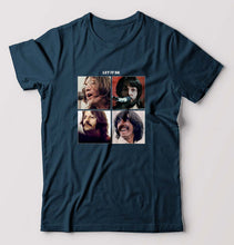 Load image into Gallery viewer, the beatles let it be T-Shirt for Men-Petrol Blue-Ektarfa.online
