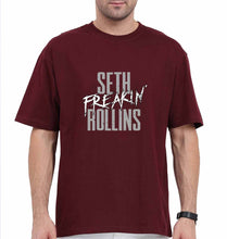 Load image into Gallery viewer, Seth Rollins Oversized T-Shirt for Men-Maroon-Ektarfa.online
