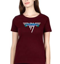 Load image into Gallery viewer, van halen T-Shirt for Women-Maroon-Ektarfa.online
